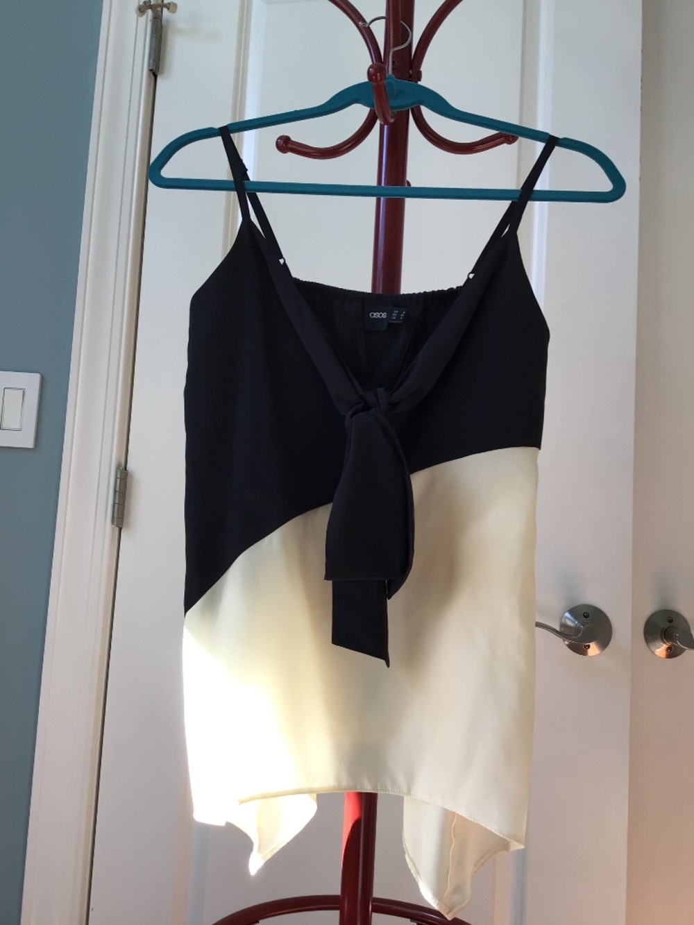 ASOS Black and cream top, Sz 4